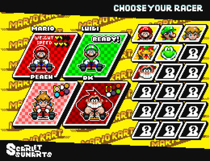 Mario Kart Mockup