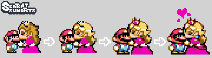 Mario & Peach