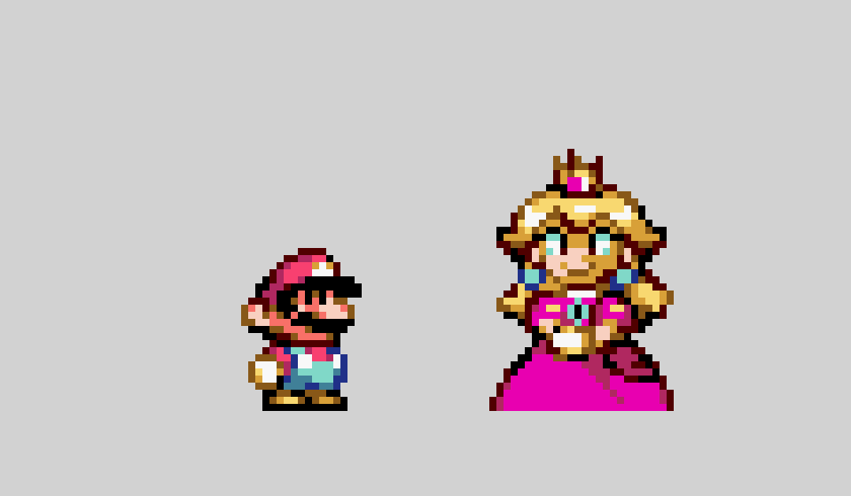 Mario &amp; Peach....